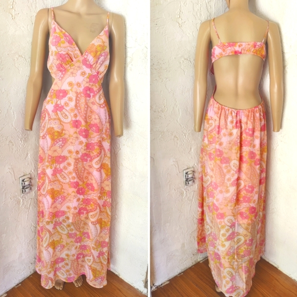Paisley Pink maxi dress - Picture 4 of 8